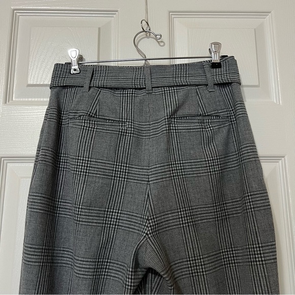 Aritzia Wilfred High-Waisted Jallade Tie Trouser Pant Black/White/Gray - Sz 4 - Picture 6 of 14
